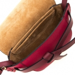 ロエベ LOEWE バッグ レディース ショルダーバッグ ラズベリー×ワイン  [ゲート ミニバッグ] 321 12 U62 7604