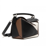 ロエベ LOEWE ショルダーバッグ パズルバッグ ブラック/ブルネット PUZZLE SMALL BAG 322.30IS21 1937