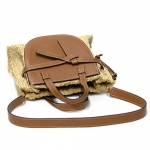 ロエベ  LOEWE ショルダーバッグ ゲートトップハンドルスモールバッグ タン/ナチュラル 329.13.U61 2924