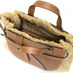 ロエベ  LOEWE ショルダーバッグ ゲートトップハンドルスモールバッグ タン/ナチュラル 329.13.U61 2924