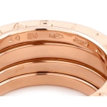 ブルガリ BVLGARI リング 指輪 B-zero1 ビーゼロワン 4Pダイヤモンド K18PG 750 18金 ピンクゴールド レディース メンズ GGB66566