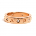 ブルガリ BVLGARI ブルガリ・ブルガリ リング K18PG 7Pダイヤモンド 指輪 メンズ ジュエリー アクセサリー BH1085655