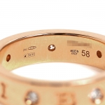 ブルガリ BVLGARI ブルガリ・ブルガリ リング K18PG 7Pダイヤモンド 指輪 メンズ ジュエリー アクセサリー BH1085655