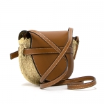 ロエベ LOEWE ショルダーバッグ TAN/NATURAL タン/ナチュラル Gate Mini Bag 329.13.U62 2924
