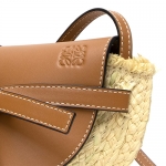 ロエベ LOEWE ショルダーバッグ TAN/NATURAL タン/ナチュラル Gate Mini Bag 329.13.U62 2924