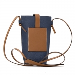 ロエベ LOEWE ショルダーバッグ ポケット スティールブルー/タン POCKET 124.12.Z45 6491