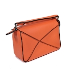 ロエベ LOEWE バッグ ショルダーバッグ 2WAY ミニ パズルバッグ クラシックカーフ オレンジ シルバー金具  レディース 322.30.U95