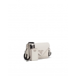 PRADA プラダ サフィアーノレザー ミニ エンベロープバッグ ホワイト 1BP020_2EVU_F0VCN