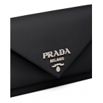 PRADA プラダ サフィアーノレザー ミニ エンベロープバッグ ブラック 1BP020_2EVU_F0VCN