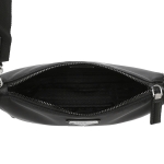 プラダ バッグ ショルダーバッグ ナイロン サフィアーノ ポーチ トライアングルロゴ ブラック メンズ レディース PRADA 2VH113 2DMH OOO F0002