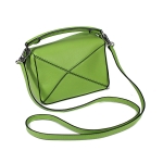 ロエベ LOEWE 2WAY ショルダーバッグ ミニ パズルバッグ クラシックカーフ ヴェルデ シルバー金具  レディース 322.30.U95​