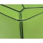 ロエベ LOEWE 2WAY ショルダーバッグ ミニ パズルバッグ クラシックカーフ ヴェルデ シルバー金具  レディース 322.30.U95​