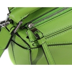 ロエベ LOEWE 2WAY ショルダーバッグ ミニ パズルバッグ クラシックカーフ ヴェルデ シルバー金具  レディース 322.30.U95​