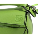 ロエベ LOEWE 2WAY ショルダーバッグ ミニ パズルバッグ クラシックカーフ ヴェルデ シルバー金具  レディース 322.30.U95​