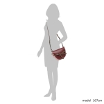 ロエベ ショルダーバッグ レディース スモールバッグ  GATE SMALL BAG LOEWE  レッド ピンク 32154T20 6948