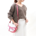 ロエベ LOEWE ショルダーバッグ ゲート/GATE スモール/SMALL ホワイト&ワイルドローズ  レディース 321 BT20 74 1934