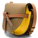 ロエベ LOEWE ショルダーバッグ ゲート/GATE スモール/SMALL カーキ&イエロー   レディース 321 T20 54 3011