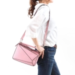 ロエベ LOEWE ハンドバッグ/ショルダーバッグ パズル/PUZZLE スモール/SMALL パステルピンク  レディース 322 S21 30 6949