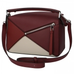 ロエベ LOEWE  バッグ パズル スモール 2WAY ショルダーバッグ  ワイン×ガーネット ダークレッド系 32230OS21 0024 6968