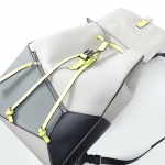 ロエベ LOEWE バックパック グレー メンズ レザー 本革 ギフト プレゼント  パズル 33512 fz54 1145