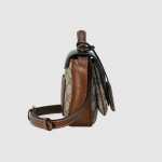 グッチ GUCCI キャンバス&スムースレザーミニショルダーバッグ 658487 2ZGAG 9785