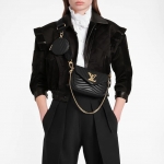 ルイヴィトン ショルダーバッグ ミュルティ・ポシェット ポーチ付き  LOUIS VUITTON ヴィトン バッグ 2way 黒 M56461
