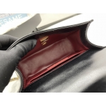 シャネル CHANEL ミニ フラップバック カーフスキン ブラック AS2615 B05973 94305
