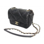 シャネルバッグ レディース CHANEL スモール フラップバッグ ブラック AS2232 B04398 94305
