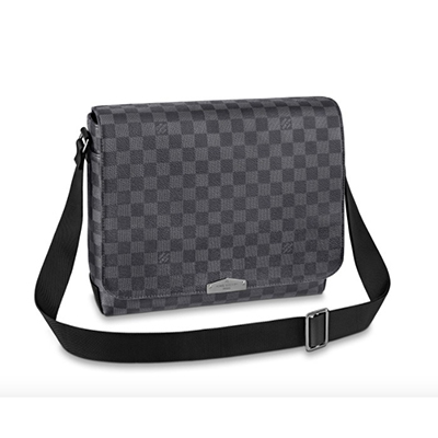 ルイヴィトン Louis Vuitton ショルダー バック メッセンジャー ダミエ グレー N40350