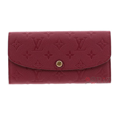 ルイヴィトン モノグラム・アンプラント/レザン ポルトフォイユ・エミリー LOUIS VUITTON 財布 M62015