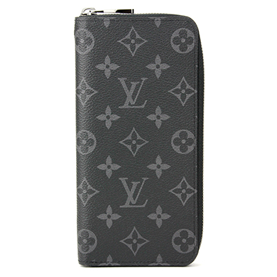ルイヴィトン　モノグラム・エクリプス　LV　メンズ　ラウンドファスナー長財布　ジッピー・ウォレット ヴェルティカル M62295