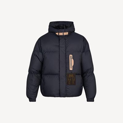 Louis Vuitton ヴィトン ダウンジャケット 無地 ロゴ ネイビー 1A5CGY