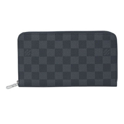 ルイヴィトン ダミエ・グラフィット　LV　メンズ　ラウンドファスナー長財布　トラベル　ジッピー・オーガナイザー  N60111