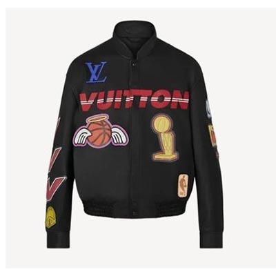 LOUIS VUITTON NBAロゴスレザーヒーロージャケット1A90LC