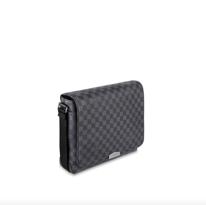ルイヴィトン Louis Vuitton ショルダー バック メッセンジャー ダミエ グレー N40350