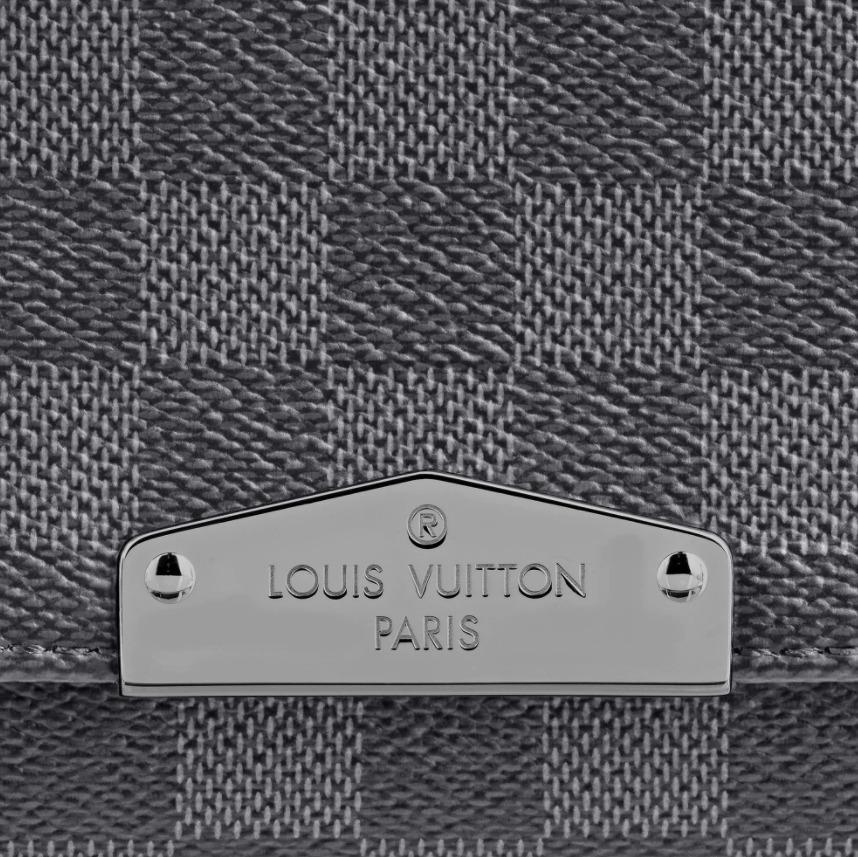 ルイヴィトン Louis Vuitton ショルダー バック メッセンジャー ダミエ グレー N40350