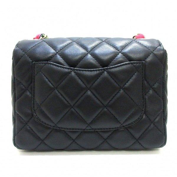 シャネル CHANEL ショルダーバッグ レディース マトラッセ AS2411 黒×マルチ ラムスキン 