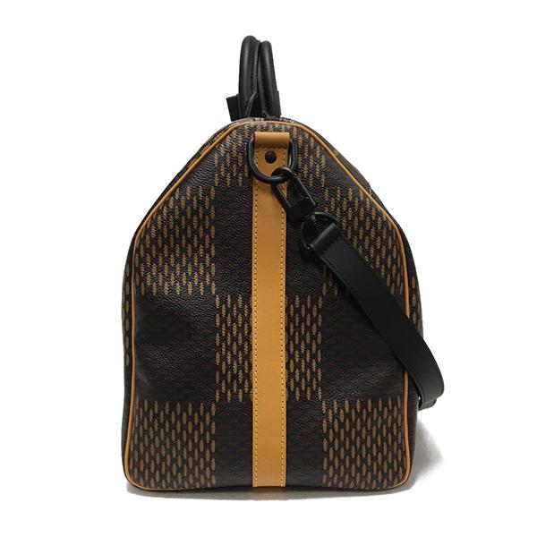 ルイ・ヴィトン NIGO コラボ ボストン ショルダーバッグ キーポル バンドリエール50 ダミエ ジャイアントモノグラム N40360