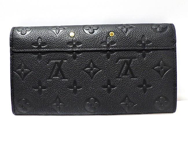 ルイヴィトン LOUIS VUITTON 長財布 アンプラント ポルトフォイユ メティス ノワール M62458
