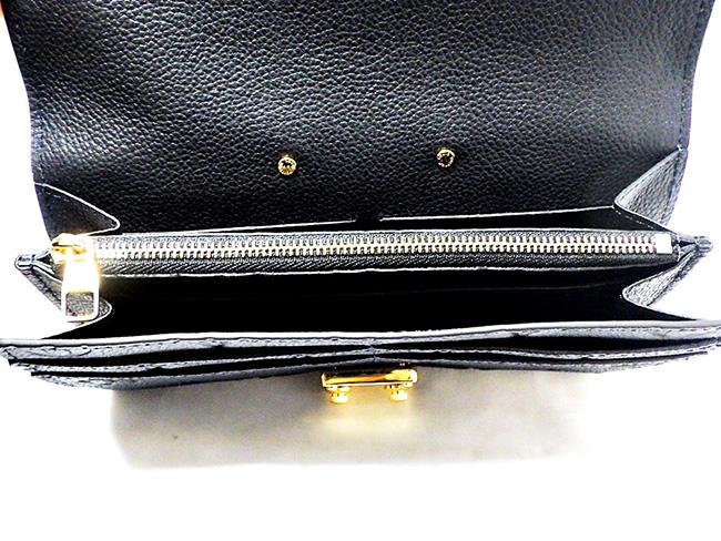 ルイヴィトン LOUIS VUITTON 長財布 アンプラント ポルトフォイユ メティス ノワール M62458