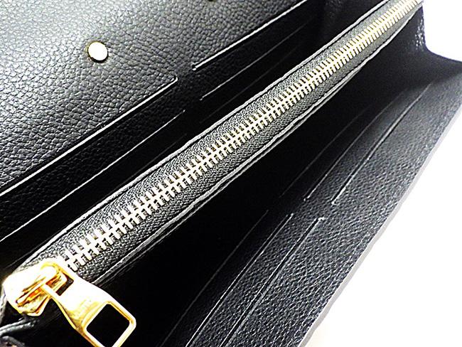 ルイヴィトン LOUIS VUITTON 長財布 アンプラント ポルトフォイユ メティス ノワール M62458