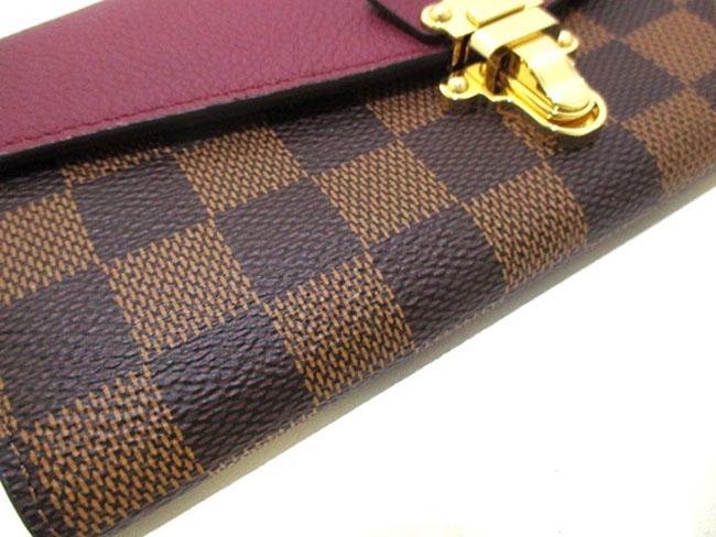 ルイヴィトン LOUIS VUITTON 長財布 レディース ダミエ ポルトフォイユクラプトン N64448