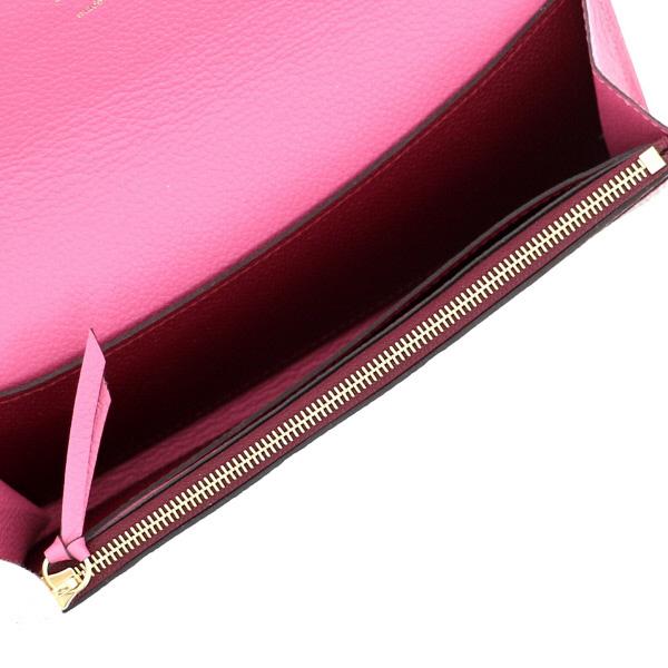 ルイヴィトン モノグラム・アンプラント/レザン ポルトフォイユ・エミリー LOUIS VUITTON 財布 M62015