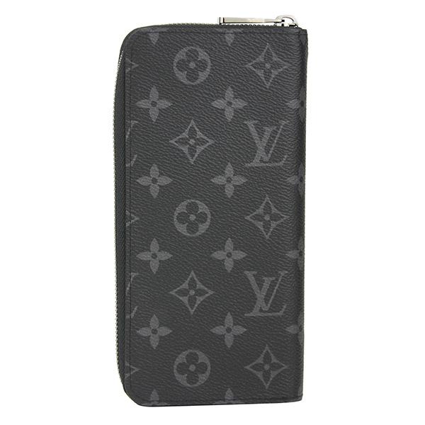 ルイヴィトン　モノグラム・エクリプス　LV　メンズ　ラウンドファスナー長財布　ジッピー・ウォレット ヴェルティカル M62295