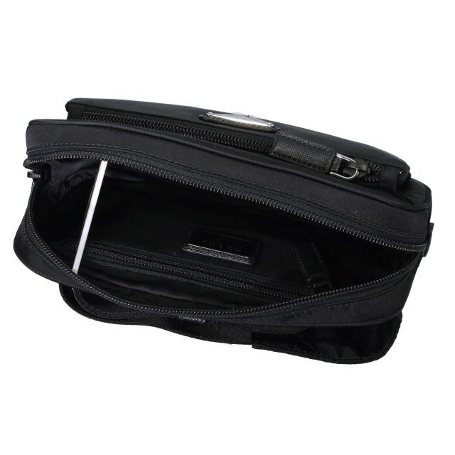 プラダ PRADA サフィアーノレザー/ナイロン ベルトバッグ ブラック 2VL9772DMGF0002