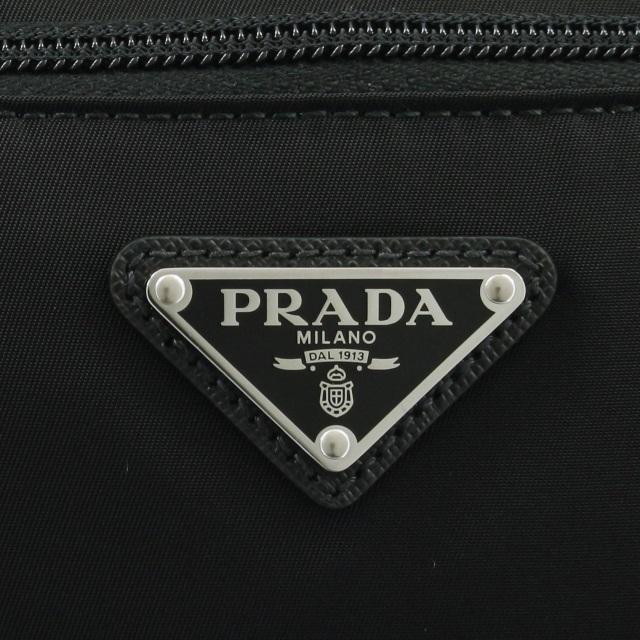 プラダ PRADA サフィアーノレザー/ナイロン ベルトバッグ ブラック 2VL9772DMGF0002