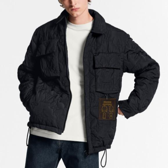 Louis Vuitton ヴィトン ジャケット モノグラム ネイビー 1A5VAO
