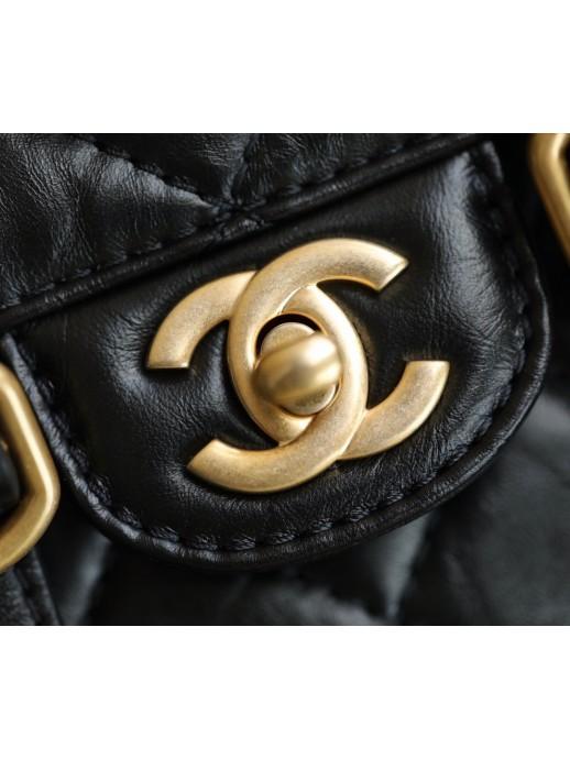 CHANEL シャネル ミニ フラップ バッグ ショルダー ロゴ AS2695 B06361 94305