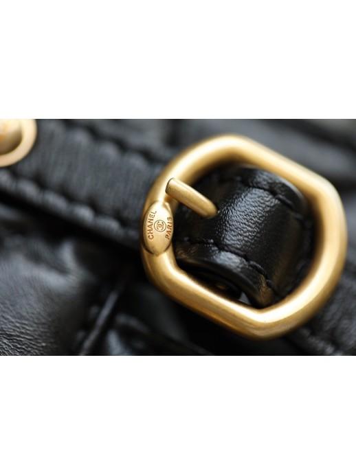 CHANEL シャネル ミニ フラップ バッグ ショルダー ロゴ AS2695 B06361 94305