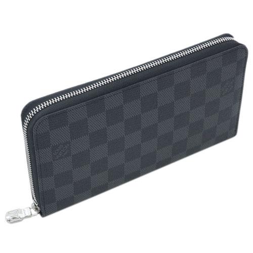 ルイヴィトン ダミエ・グラフィット　LV　メンズ　ラウンドファスナー長財布　トラベル　ジッピー・オーガナイザー  N60111